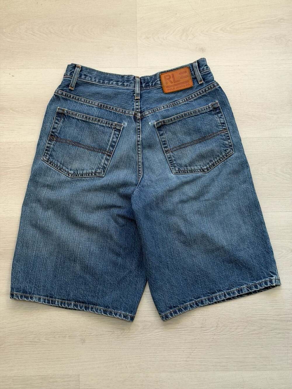VTG Y2K Polo Jeans Co. Ralph Lauren Hayden Denim Shorts Jorts Size 30